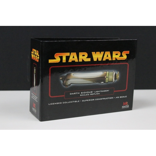 42 - Star Wars - Three boxed Master Replicas Lightsaber's to include SW-317 Star Wars Episode III - Reven... 