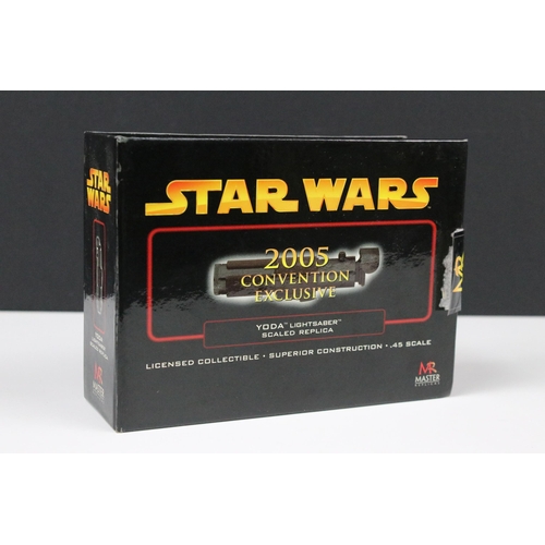 43 - Star Wars - Two boxed Master Replicas Exclusive Lightsaber's to include SW-328CC Star Wars Episode I... 