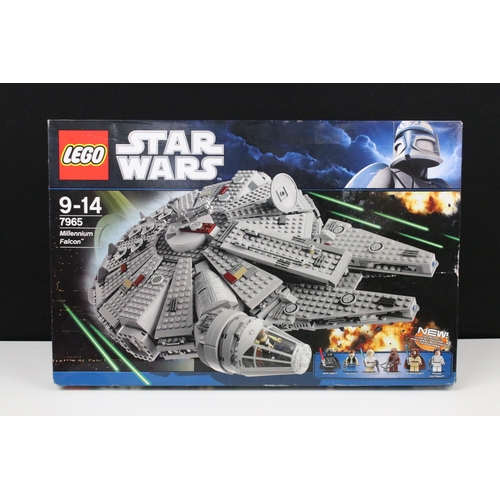 46 - Star Wars Lego - Boxed Star Wars Lego 7965 Millennium Falcon set, sealed and unopened, box tatty wit... 