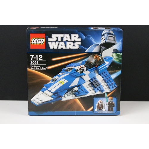 47 - Star Wars Lego - Two boxed sets to include 8093 Plo Koon's Jedi Starfighter and 7957 Sith Nightspeed... 