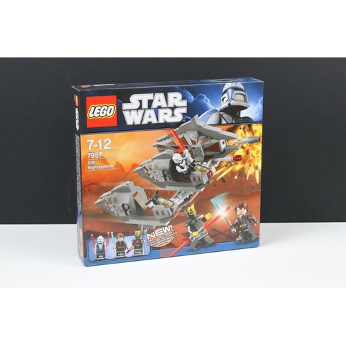 47 - Star Wars Lego - Two boxed sets to include 8093 Plo Koon's Jedi Starfighter and 7957 Sith Nightspeed... 