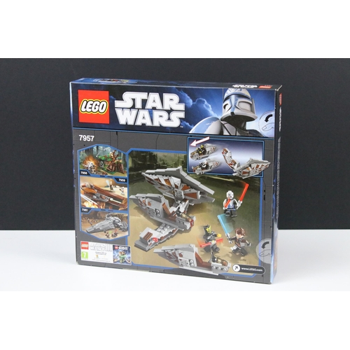 47 - Star Wars Lego - Two boxed sets to include 8093 Plo Koon's Jedi Starfighter and 7957 Sith Nightspeed... 