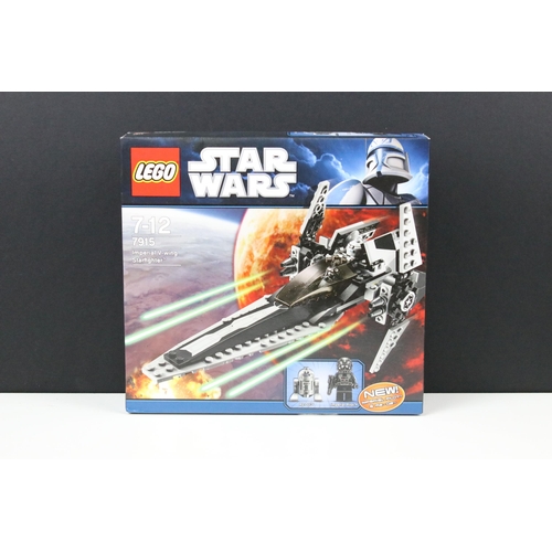 49 - Star Wars Lego - Three boxed sets to include 7956 Ewok Attack, 7877 Naboo Starfighter (damage to box... 