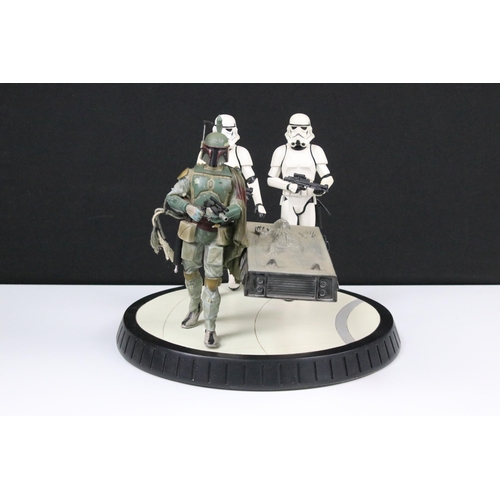 52 - Star Wars - Boxed ltd edn Star Wars Gentle Giant Boba Fett With Han Solo In Carbonite Limited Editio... 