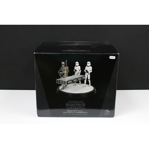 52 - Star Wars - Boxed ltd edn Star Wars Gentle Giant Boba Fett With Han Solo In Carbonite Limited Editio... 