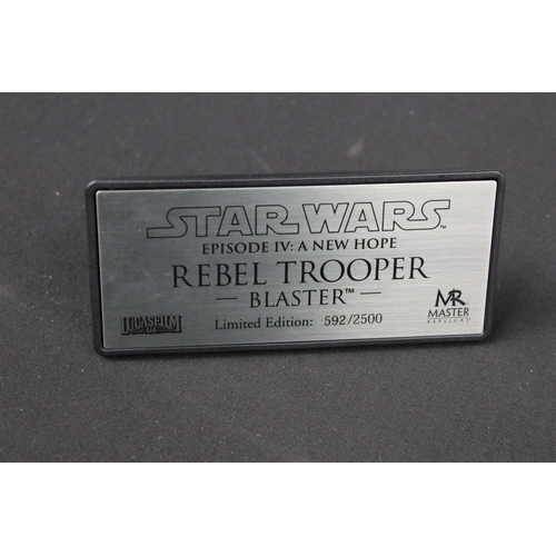 53 - Star Wars - Boxed Master Replicas SW-125 Star Wars Episode IV - A New Hope Rebel Trooper Blaster Off... 