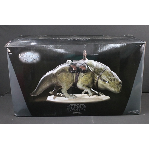 56 - Star Wars - Boxed 1/6 scale Sideshow Collectibles Star Wars Dewback Statue Figure Replica, complete ... 