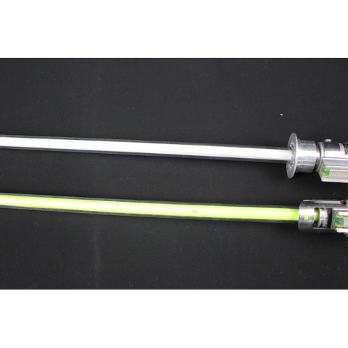 77 - Star Wars - Two Park Lightsaber featuring Anakin & Luke's Sabres, both showing wear