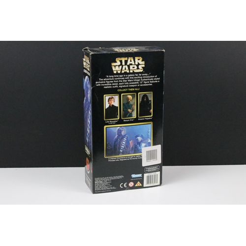 90 - Star Wars Autograph - Three boxed signed but the actors figures to include 2 x Kenner Star Wars Acti... 