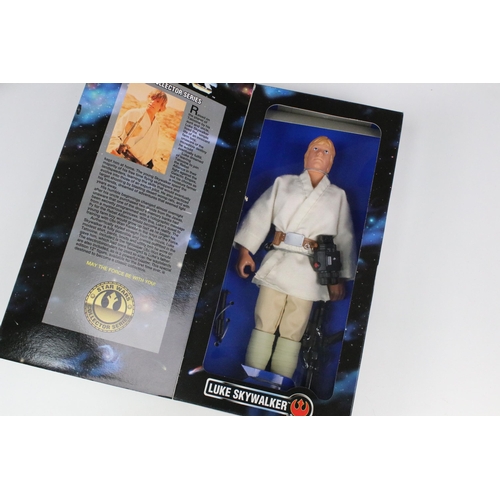 91 - Star Wars - Nine boxed Kenner Collector Series figures to include 2 x Luke Skywalker (both variants)... 