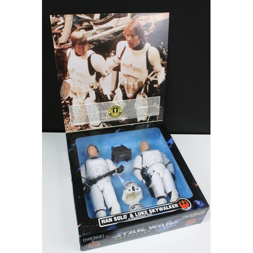 94 - Star Wars - Two boxed Kenner Collector Series figure sets to include Luke Skywalker vs Wampa (box sh... 