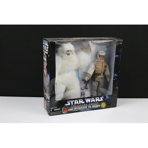 94 - Star Wars - Two boxed Kenner Collector Series figure sets to include Luke Skywalker vs Wampa (box sh... 