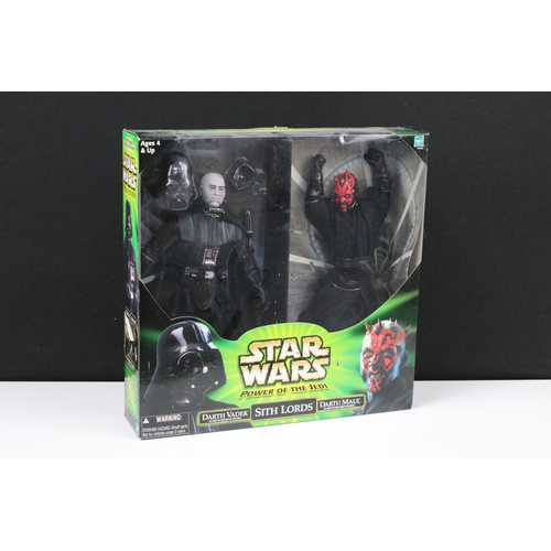 96 - Star Wars - Boxed Hasbro Power Of The Jedi Action Collection Sith Lords set complete with Darth Vade... 