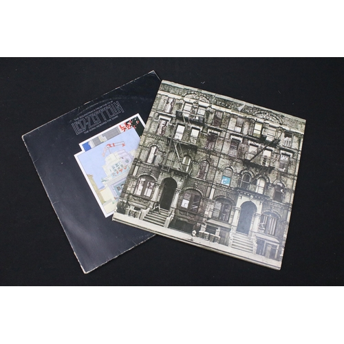 102 - Vinyl - 8 Led Zeppelin albums to include: II x 3 (one UK, one Canadian and one US), IV / 4 Symbols, ... 