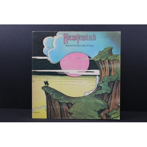 112 - Vinyl - 7 Hawkwind LPs to include Doremi Fasol Latido, In Search Of Space, Warrior On The Edge Of Ti... 