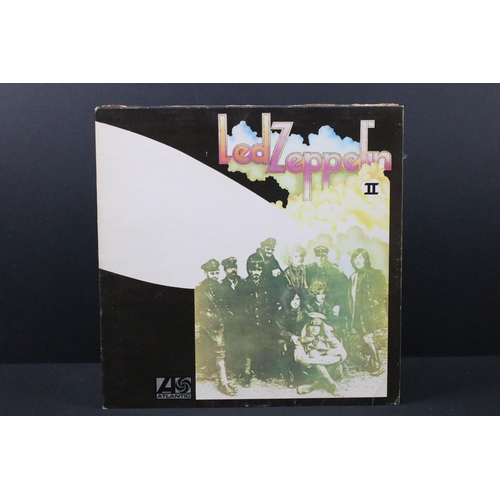 117 - Vinyl - 10 Led Zeppelin LPs to include self titled (I), II, III (working wheel), IV (lilac vinyl), H... 