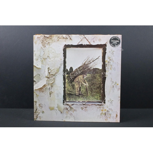 117 - Vinyl - 10 Led Zeppelin LPs to include self titled (I), II, III (working wheel), IV (lilac vinyl), H... 