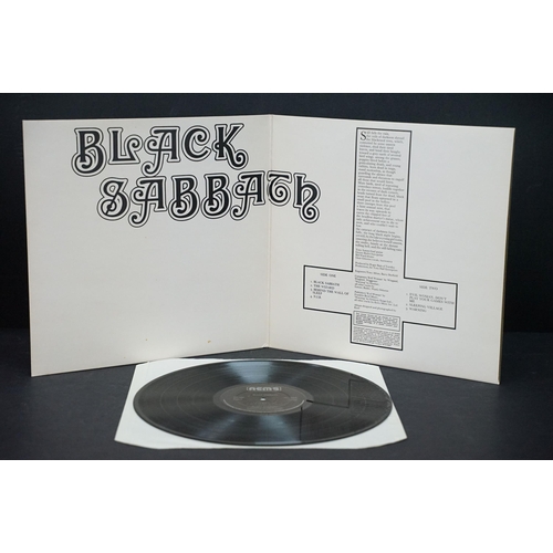 121 - Vinyl - 11 Black Sabbath LPs to include self titled, Paranoid, Vol 4, Sabotage (textured sleeve), Sa... 