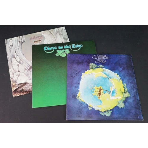 124 - Vinyl - 10 Yes LPs to include self titled, Time And A Word, The Yes Album, Fragile, Close To The Edg... 