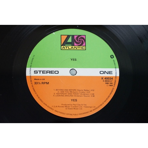 124 - Vinyl - 10 Yes LPs to include self titled, Time And A Word, The Yes Album, Fragile, Close To The Edg... 