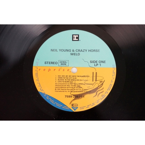 126 - Vinyl - 8 Neil Young LPs to include Weld (2LP), Unplugged, Neil Young & The Bluenotes, After The Gol... 