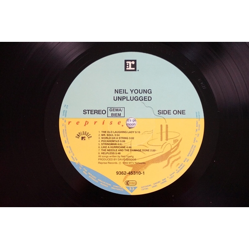 126 - Vinyl - 8 Neil Young LPs to include Weld (2LP), Unplugged, Neil Young & The Bluenotes, After The Gol... 