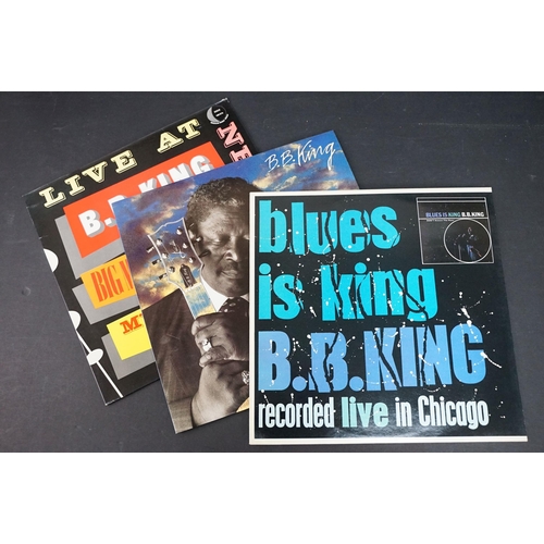 134 - Vinyl - 11 BB King LPs spanning his career. Ex overall