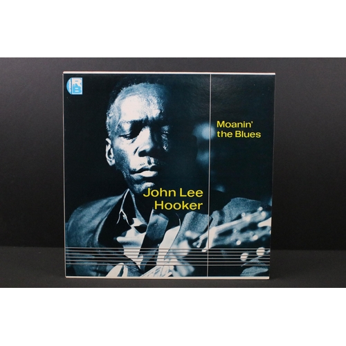 136 - Vinyl - 13 John Lee Hooker LPs spanning his career including 1990s pressings. Ex overall