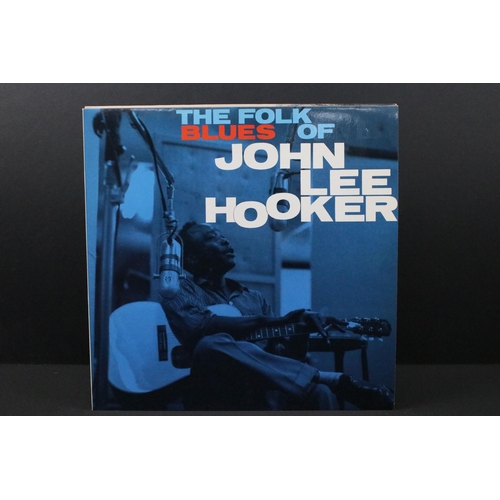 136 - Vinyl - 13 John Lee Hooker LPs spanning his career including 1990s pressings. Ex overall