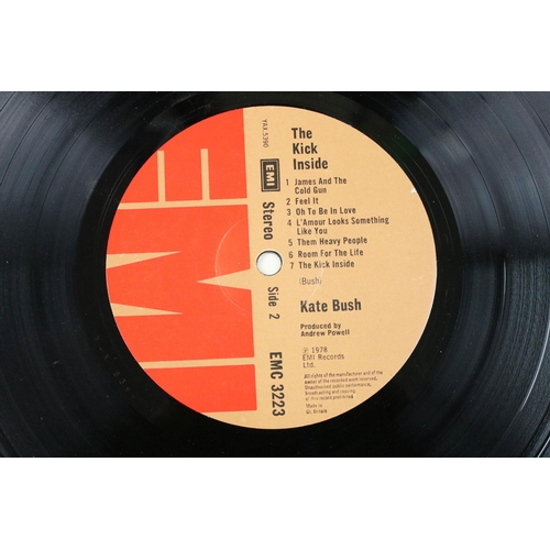 138 - Vinyl - 3 Kate Bush LPs to include The Red Shoes (EMI Records EMD 1047, with printed inner), The Kic... 