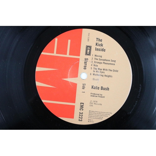 138 - Vinyl - 3 Kate Bush LPs to include The Red Shoes (EMI Records EMD 1047, with printed inner), The Kic... 