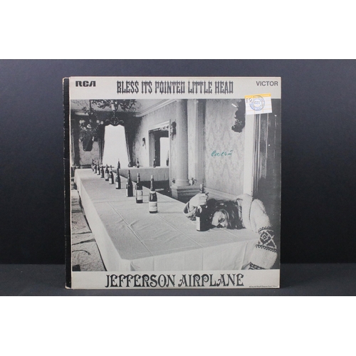 141 - Vinyl - 5 Jefferson Airplane LPs to include Surrealistic Pillow (Original UK red dot RCA label, mono... 