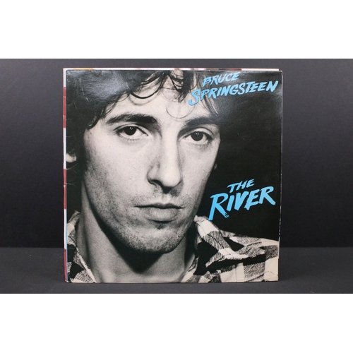 143 - Vinyl - 7 Bruce Springsteen LPs and 1 box set spanning his career. At least Vg+ overall