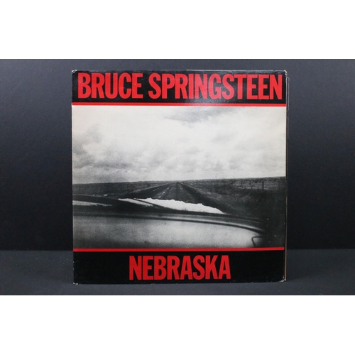 143 - Vinyl - 7 Bruce Springsteen LPs and 1 box set spanning his career. At least Vg+ overall