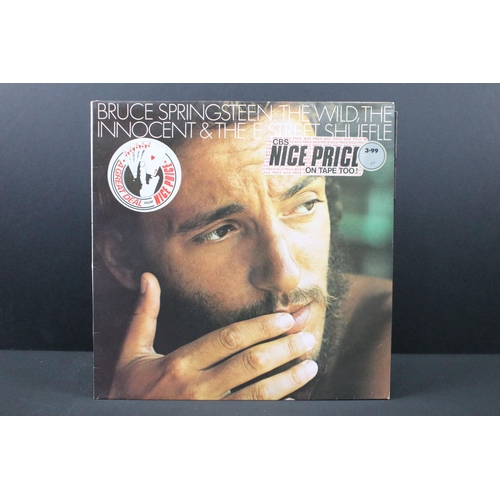 143 - Vinyl - 7 Bruce Springsteen LPs and 1 box set spanning his career. At least Vg+ overall