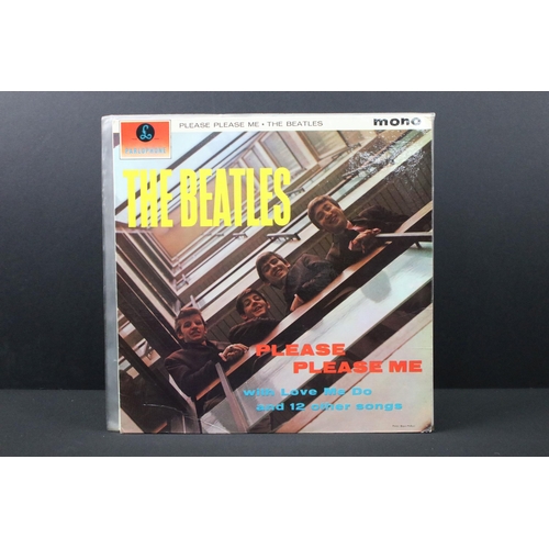 144 - Vinyl - 14 The Beatles LPs to include Please Please Me x 2 (one original pressing), The White Album,... 