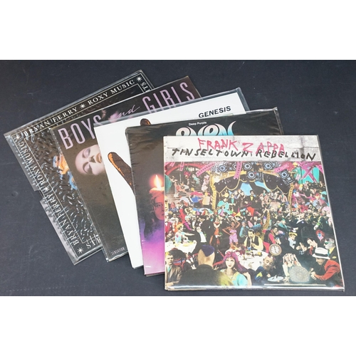 153 - Vinyl - Over 60 Rock & Pop LPs to include Frank Zappa x 2, Deep Purple, Genesis, Roxy Music x 2, The... 