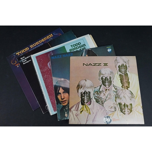 164 - Vinyl - 25 Todd Rundgren & related LPs to include The Nazz x 3 (including 1 private pressing), Todd ... 