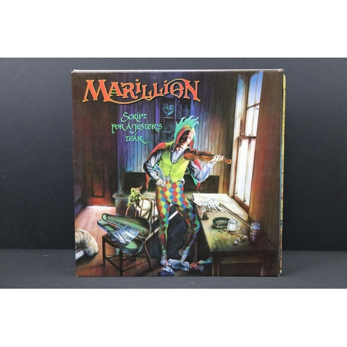 165 - Vinyl - 20 Rock LPs to include Marillion x 5, Alice Cooper x 5 (inc Killer with calendar attached), ... 