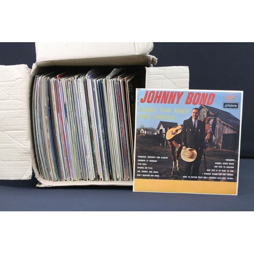 189 - Vinyl - Over 70 mainly Country LPs to include Johnny Bond, Tompall Glaser, Roy Clark, Skeeter Davis,... 