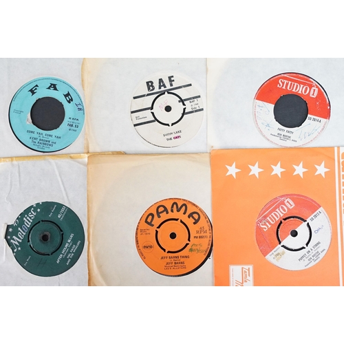 204 - Vinyl - 50 Reggae / Ska / Rocksteady, original UK 7” singles mainly from the 1960’s to include: The ... 