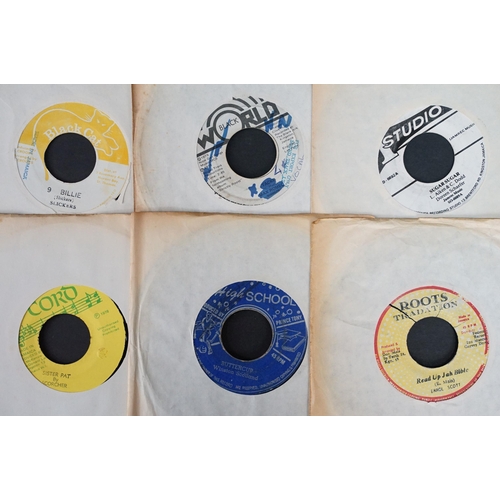 206 - Vinyl - 50 Reggae / Roots / Dub original Jamaican 7” singles mainly from the 1970’s, including demo ... 