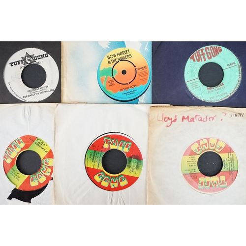 209 - Vinyl - 14 Bob Marley & The Wailers and related 7” singles including promo, test pressing and Jamaic... 