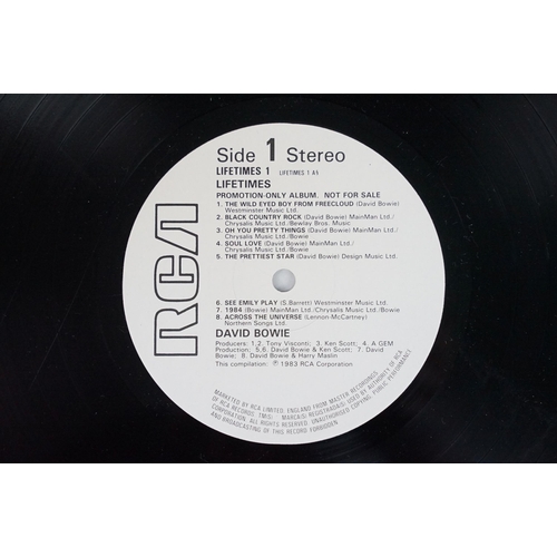 10 - Vinyl - David Bowie – Lifetimes LP on RCA Records - LIFETIMES 1. Original UK 1st pressing promo only... 