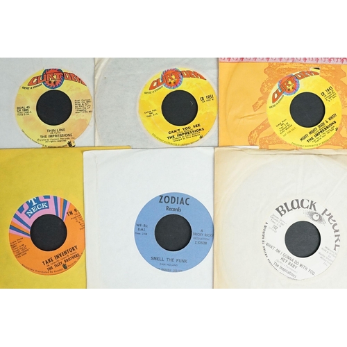 220 - Vinyl - 60 Northern Soul / Soul / Funk / R&B US pressing 7” singles from the 1960’s and 1970s includ... 