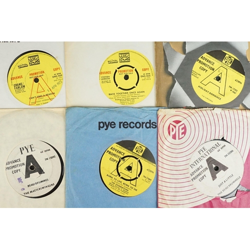 229 - Vinyl - Over 50 Rock and Pop 1960’s and 1970’s demo promo 7” singles to include: Elton John, Chris F... 