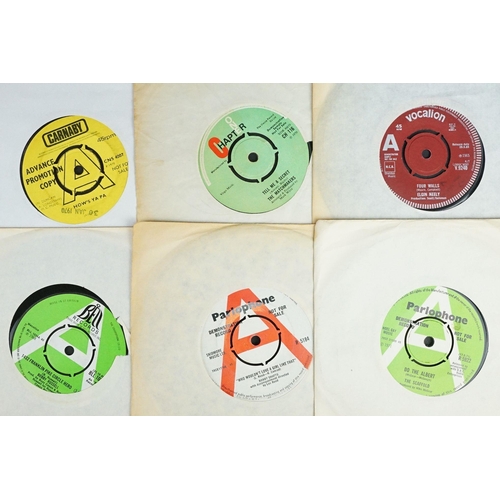 229 - Vinyl - Over 50 Rock and Pop 1960’s and 1970’s demo promo 7” singles to include: Elton John, Chris F... 