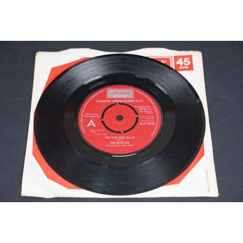 230 - Vinyl - 19 demo promo 7” singles on London Records, including some promo only one sided examples, to... 