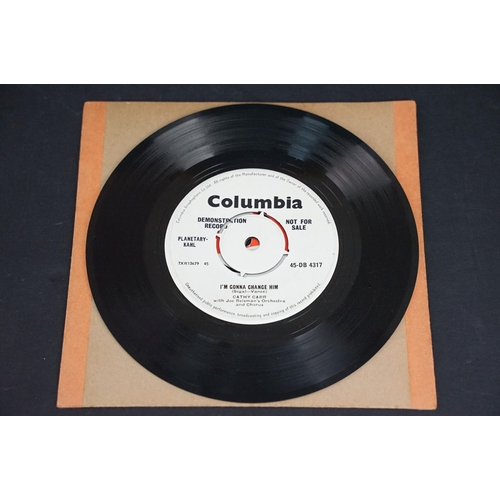 233 - Vinyl - 14 demo promo 7” singles on Stateside Records and Columbia to include: Mitch Ryder, Balloon ... 