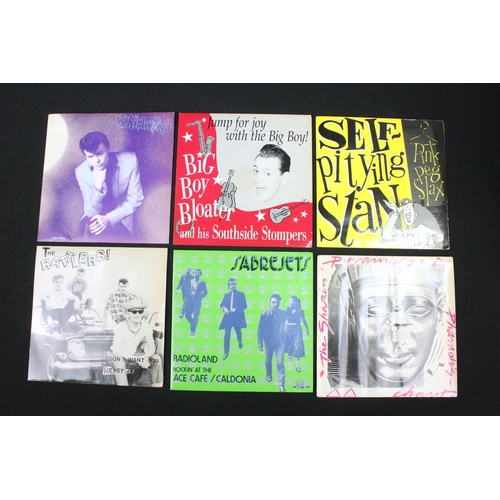 237 - Vinyl - 59 Rockabilly / Teddy Boy Revival 7” singles and EP’s including promos, to include: Ray Camp... 